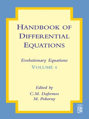 cover image of Handbook of Differential Equations: Evolutionary Equations, Volume 4
